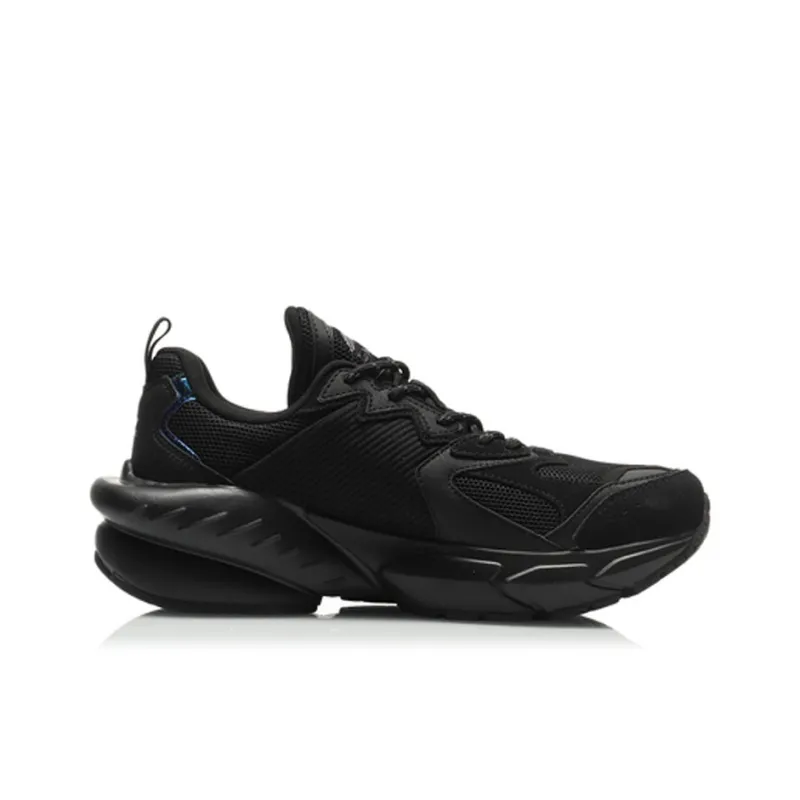 LiNing Omen Abrasion Resistant Breathable Low Top Sports Casual Shoes Men's Black-1