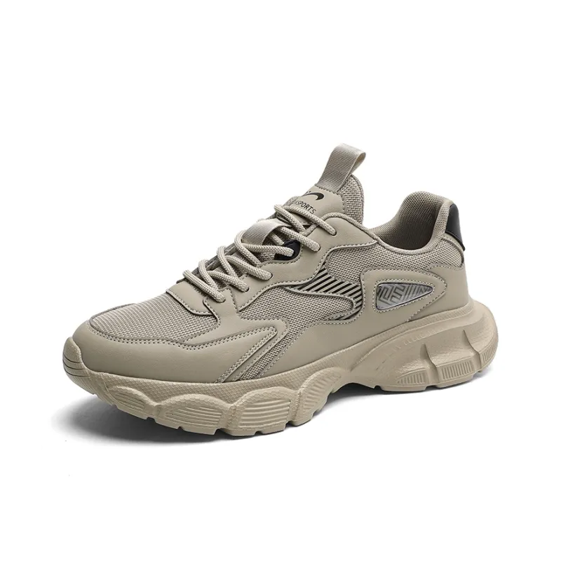 K bird Abrasion Resistant Height Increasing Low Top Chunky Sneakers Men's-2