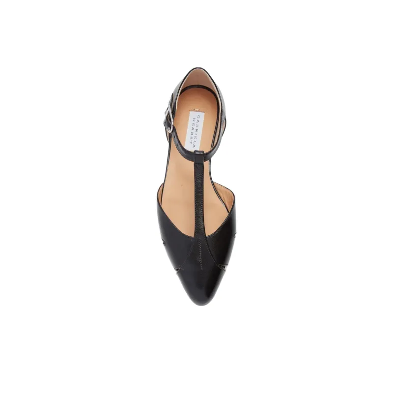 GABRIELA HEARST Harlow Roman Sandals Women's Black-3