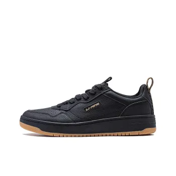 LiNing Star Sugar Anti Slip Wear Resistant Low Top Skateboard Shoes Men's Black