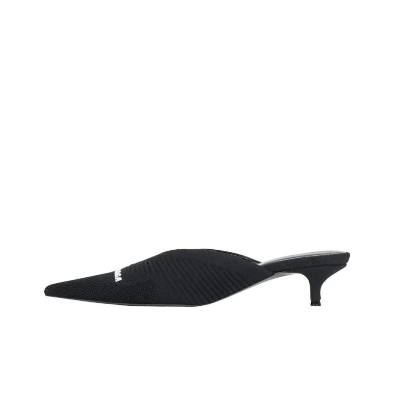 Balenciaga Knife Stylish Sandals Women's Black-0