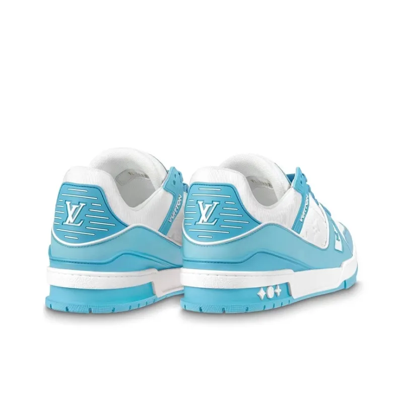 LOUIS VUITTON Lv Trainer 'White Sky Blue'-3