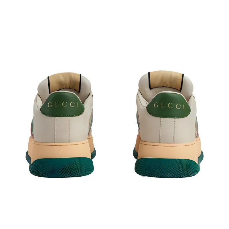 GUCCI Screener 'GG Motif Beige Green'-4