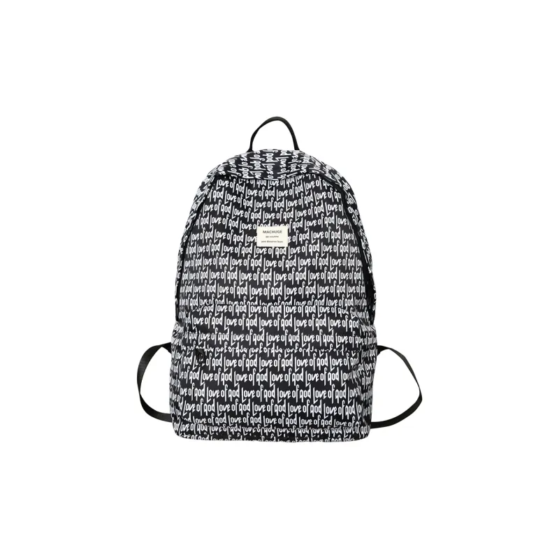 Debecca Nylon Fabric Backpack Regular Unisex Multicolor-0