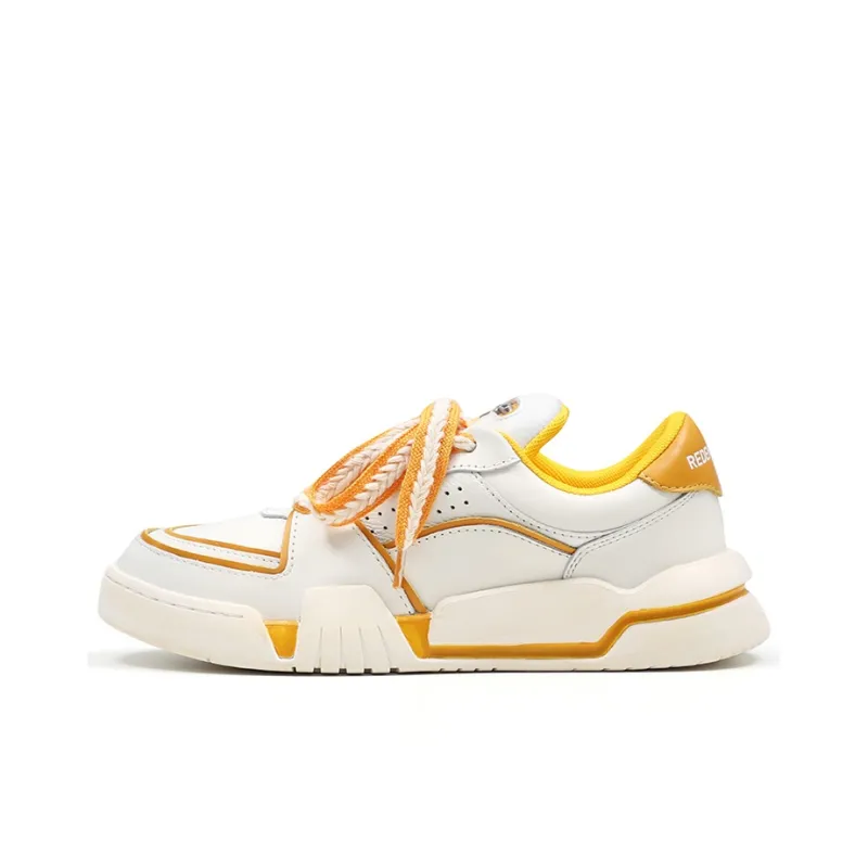 The Last Redemption Spacecourt Stylish Skateboarding Shoes Men's Yellow-0