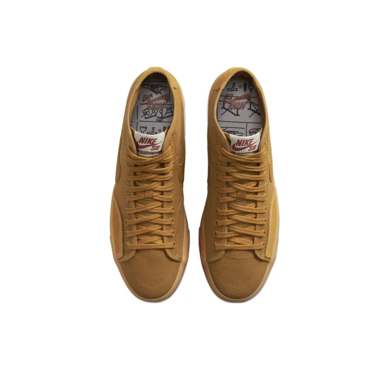 Nike Sb Blazer Court Mid Premium Desert Ocher-3