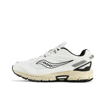 Saucony Cohesion 2K Cushioning Anti Slip And Wear Resistant Low Top Casual Running Shoes Unisex White
