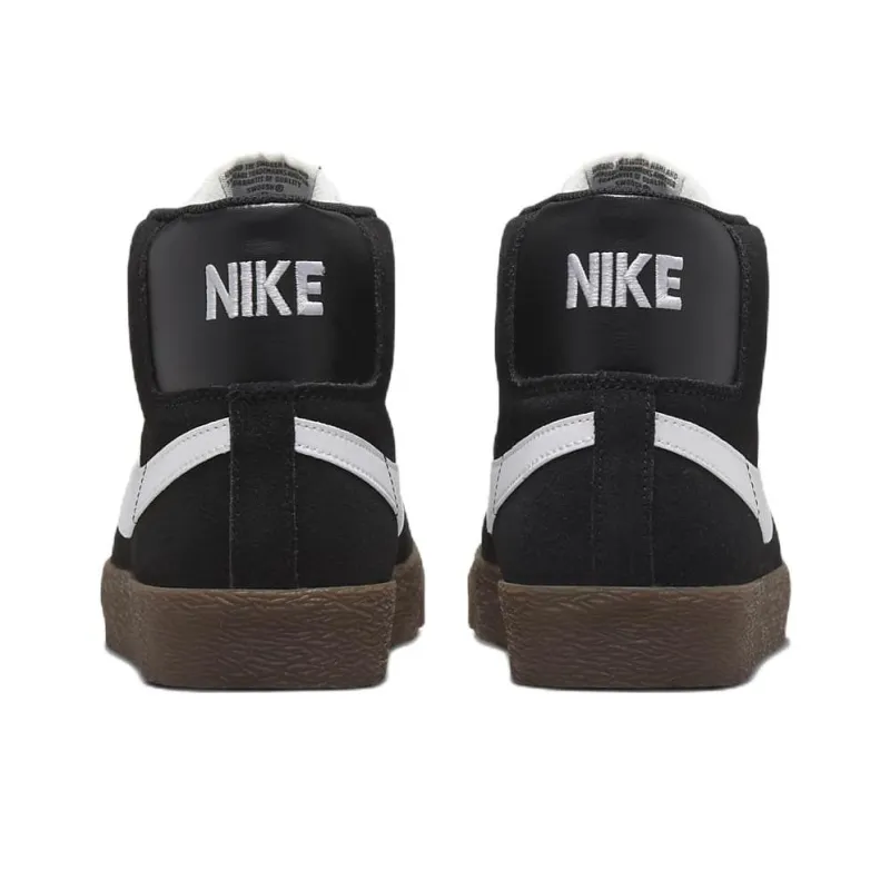 Nike Sb Zoom Blazer Mid Black White Dark Gum-4