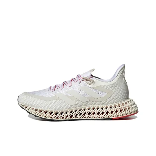 Adidas 4D FWD Running Shoes Unisex Low-Top White/Red