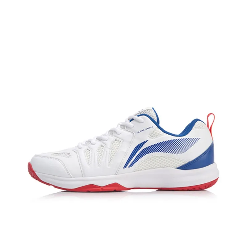LiNing Ace Shock Absorbers Slip Resistant, Abrasion Resistant, Breathable Low Top Badminton Shoes Men's Standard White-0
