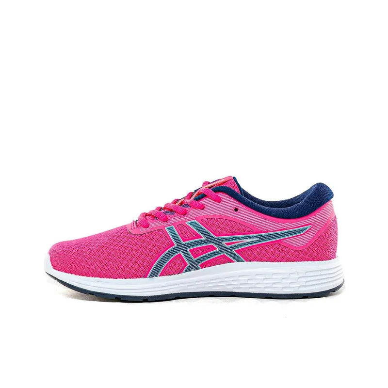 Asics Patriot 11 Breathable Low-Top Running Shoes Women's Pink Blue-0