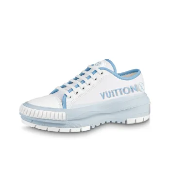 LOUIS VUITTON Squad Sneakers 'White Blue' Women's