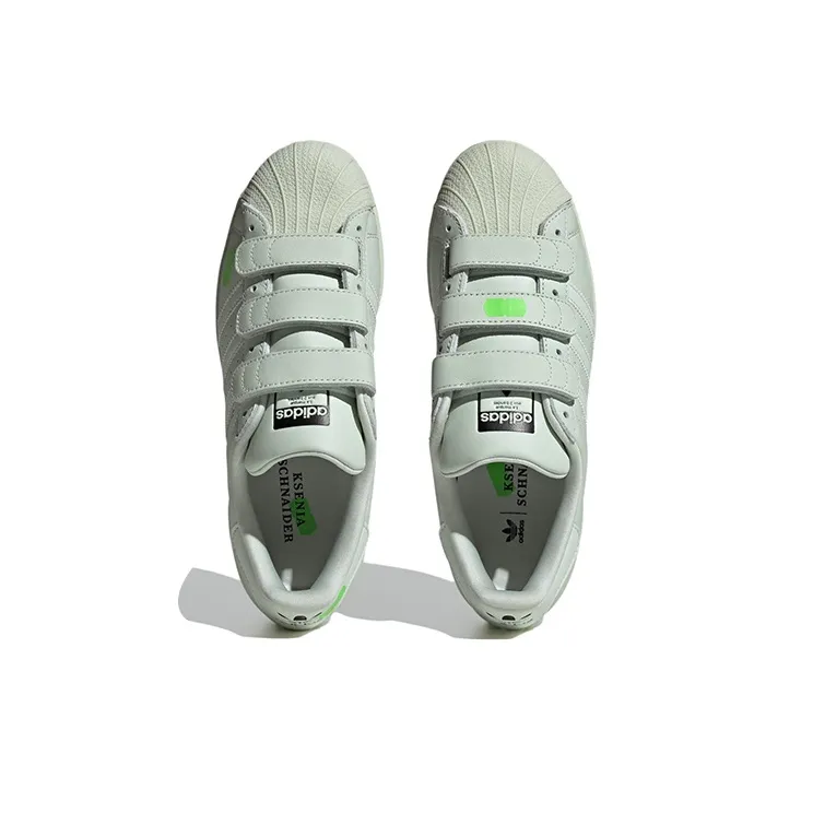 Adidas Originals Superstar X Kseniaschnaider 'Green'-4