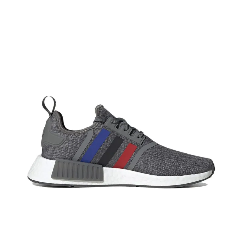 Adidas Originals Nmd R1 Grey Better Scarlet Core Black-1