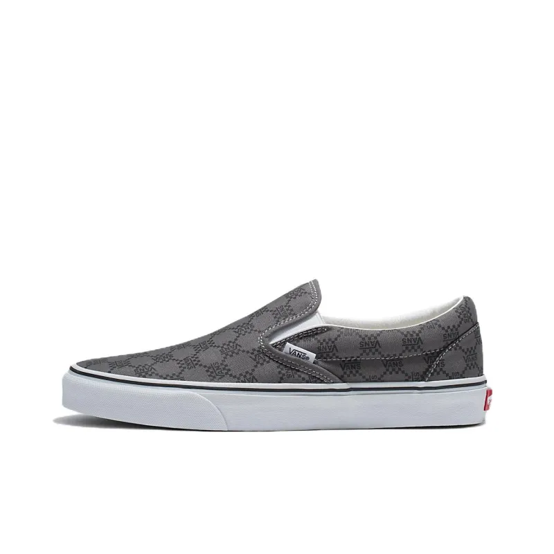 Vans Classic Slip On Monogram Pewter-0