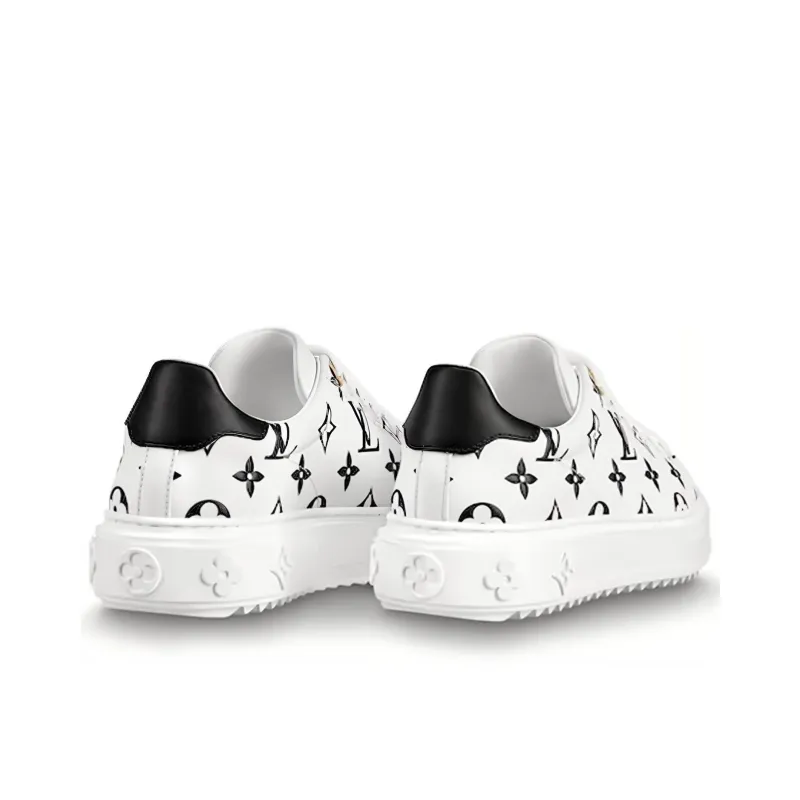 LOUIS VUITTON Lv Time Out Sneakers Black/White Women's-3