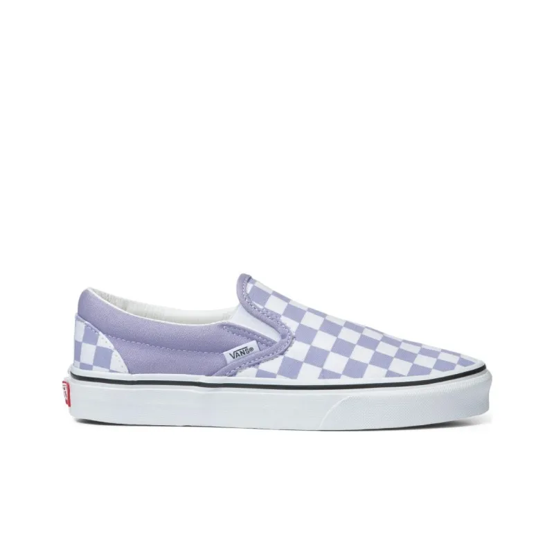 Slip On Classic Vans 'Checkerboard Purple Heather'-1