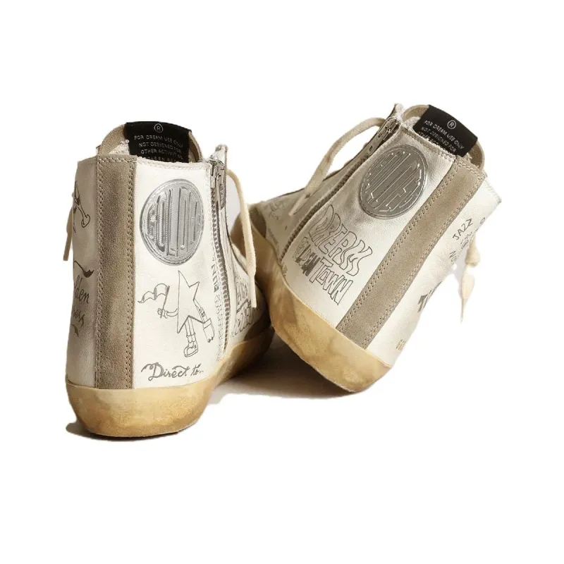 Golden Goose Francy Journey print High top Sneakers-3