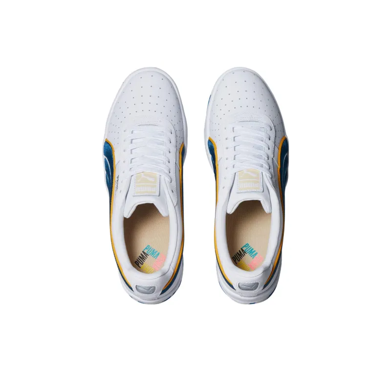 Sportswear x PUMA GV Special Anti-Slip Wear-Resistant Low-Top Skateboard Shoes White Blue-2