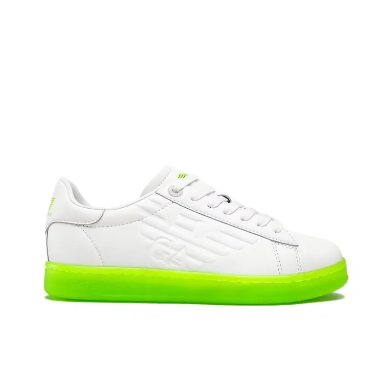 EMPORIO ARMANI EA7 Skateboard Shoes Women's White-1