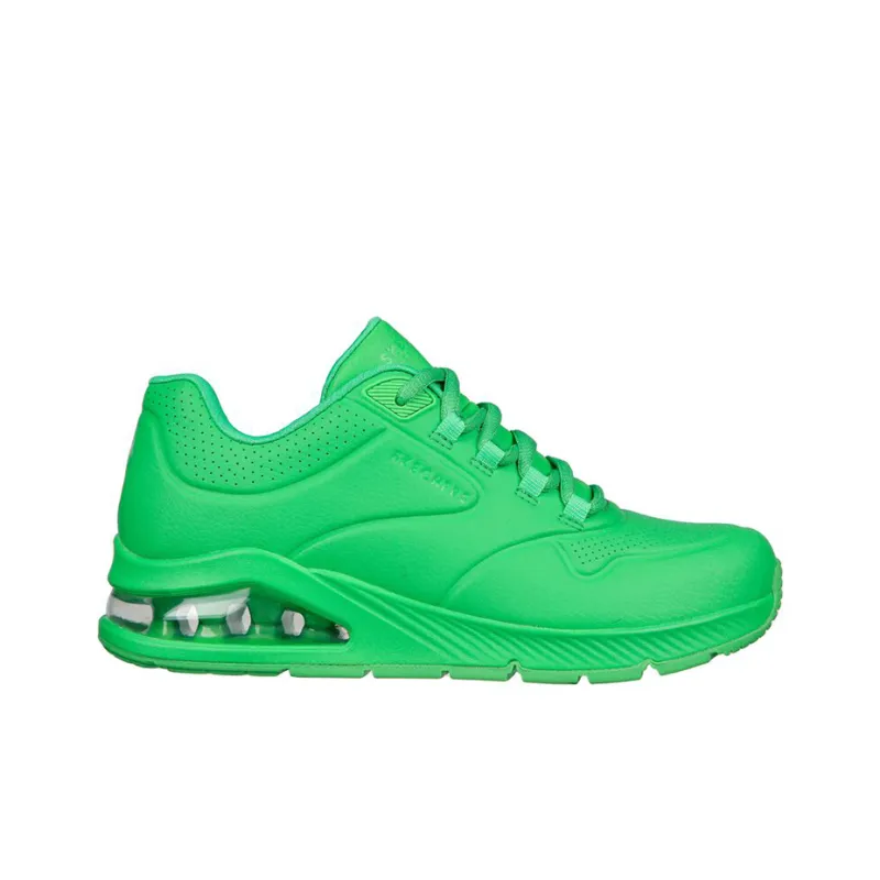 Skechers Uno 2   Great Kolor Cushioning Anti Slip And Wear Resistant Low Top Sports Casual Shoes Women's Green-1