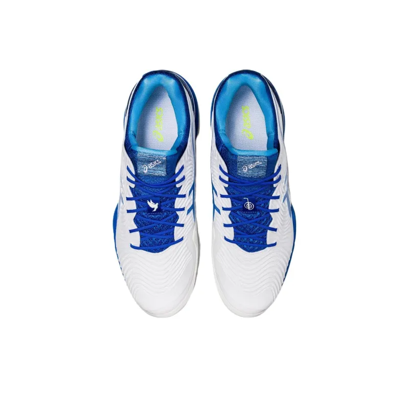 Asics Court Ff 2 Novak Clay 'White Tuna Blue'-4