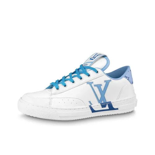 LOUIS VUITTON Charlie Skateboard Shoes Women's Low-Top White/Blue