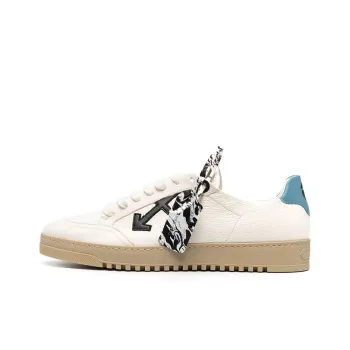 OFF WHITE Dunk Low Spliced Laces 'White Blue Tan'