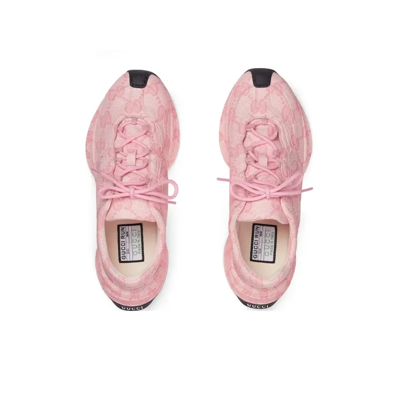 GUCCI RUN Low Top Casual Shoes Women's Pink-3