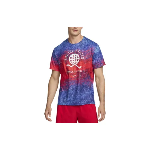 Nike T-Shirts Men Bright Red