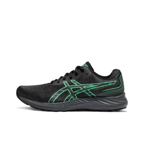 Asics Gel-Excite 9 Running Shoes Men Low-Top Black/Green