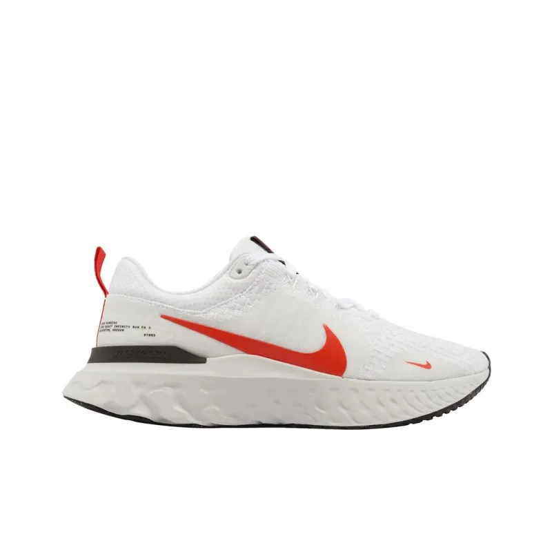 Nike React Infinity Run Flyknit 3 White Light Crimson-1