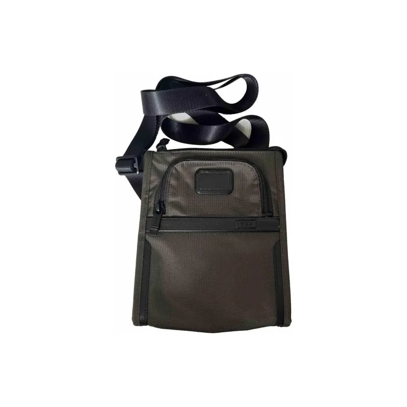 TUMI Nylon Messenger Bag Shoulder Bag Crossbody Bag Small Size Men's Umber-1