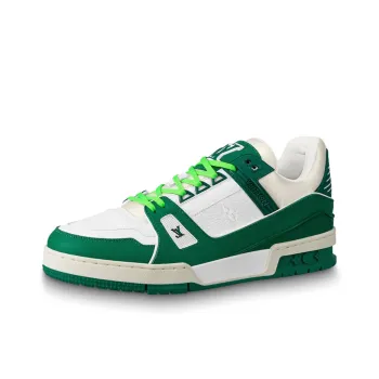 LOUIS VUITTON Trainer Sneakers 'White Green'