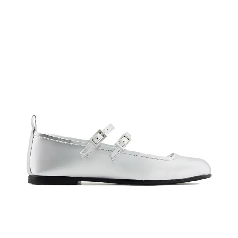 NODALETO Bulla Rina Casual Single Shoes Women's Silver-1