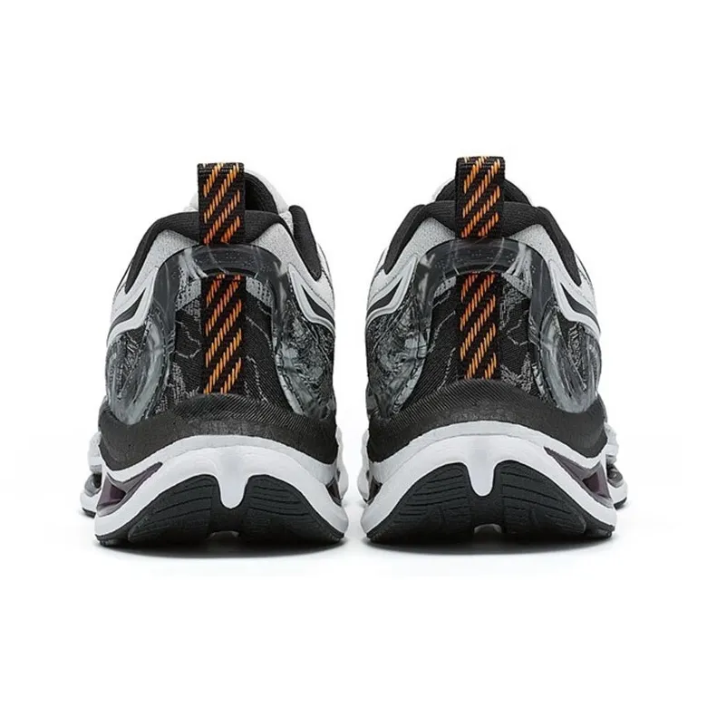 XTEP Shock Absorbers Slip Resistant, Abrasion Resistant, Breathable Low Top Running Shoes Men's Black White-3