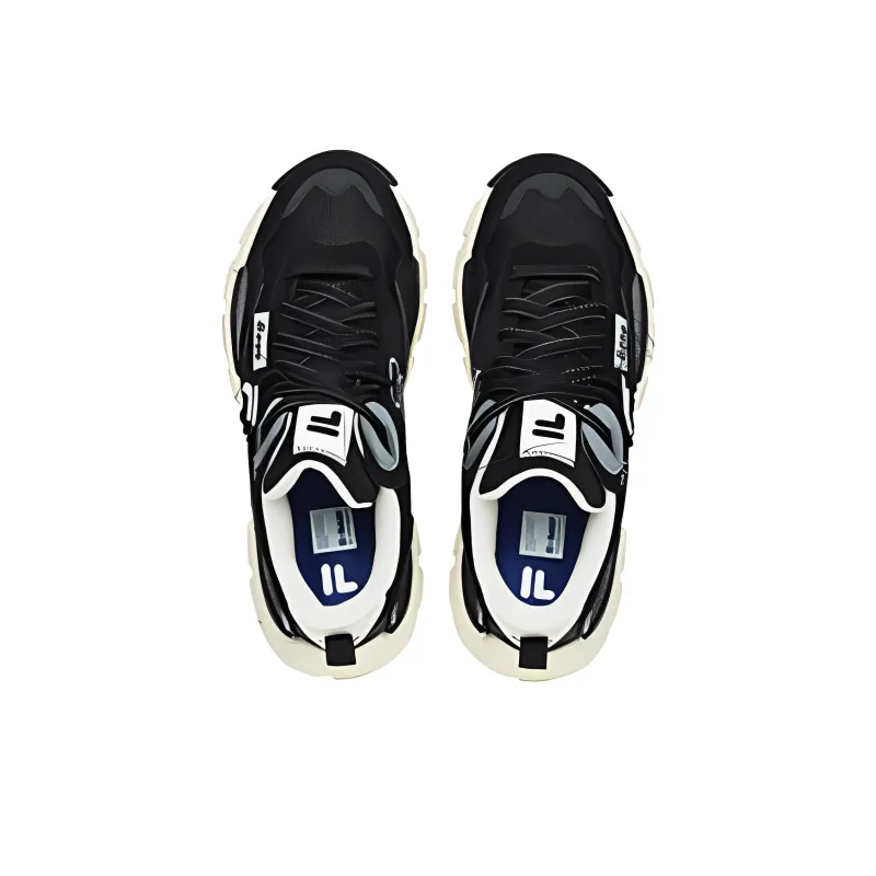 FILA FUSION X N21 Bone Sneakers 'Black White'-2