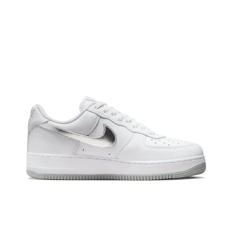 Nike Air Force 1 '07 Low Color Of The Month White Metallic Silver-1
