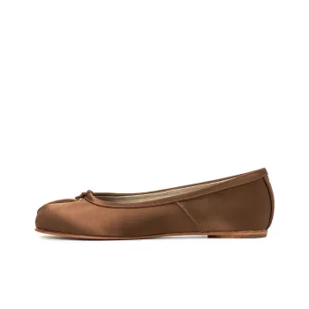 Maison Margiela Tabi Satin Ballerina Shoes