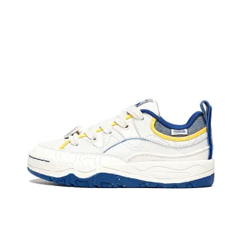 LiNing CF Tracing Honor 3 Cushioning Wear Resistant Low Top Sports Casual Shoes Women's White Blue