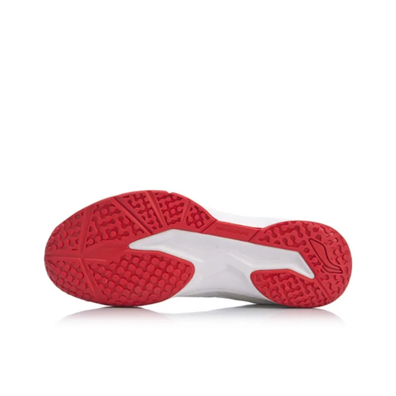 LiNing Ace Shock Absorbers Slip Resistant, Abrasion Resistant, Breathable Low Top Badminton Shoes Men's Standard White-4