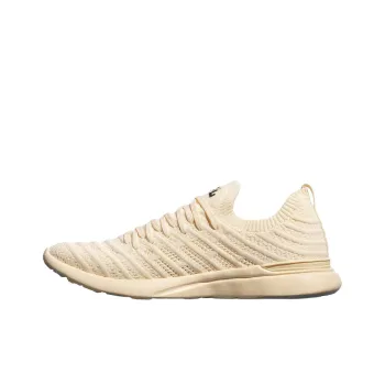 APL ATHLETIC PROPULSION LABS Cushioning Low-Top Running Shoes Men's Cream Yellow