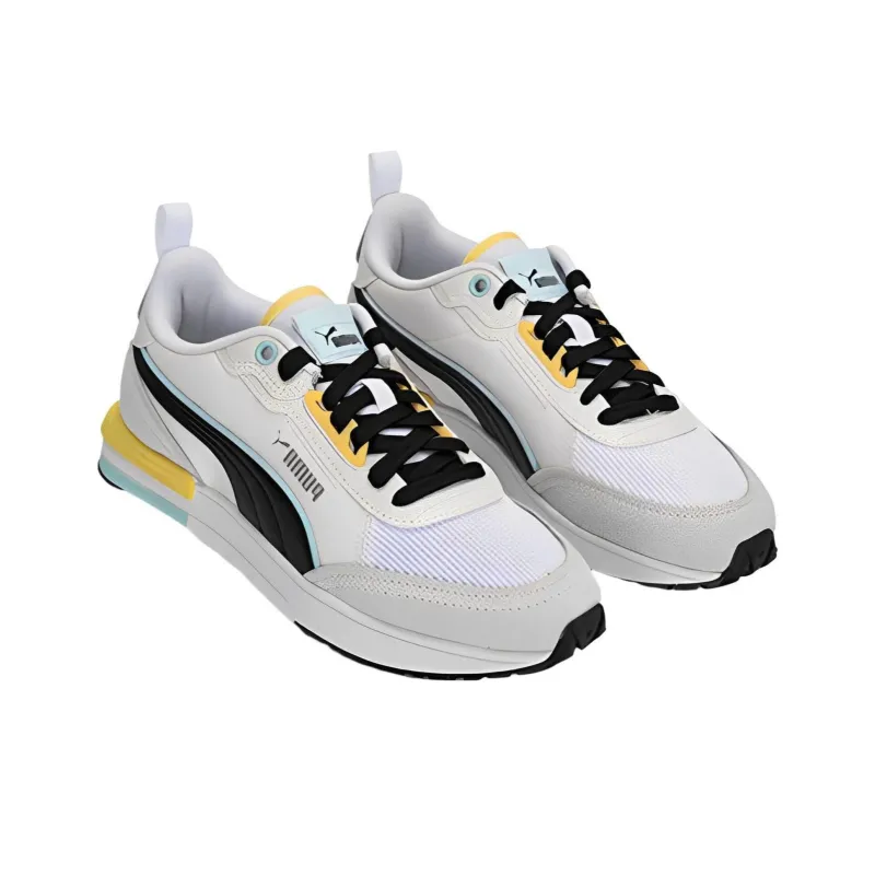 PUMA R22 'White Black Vaporous Grey'-3
