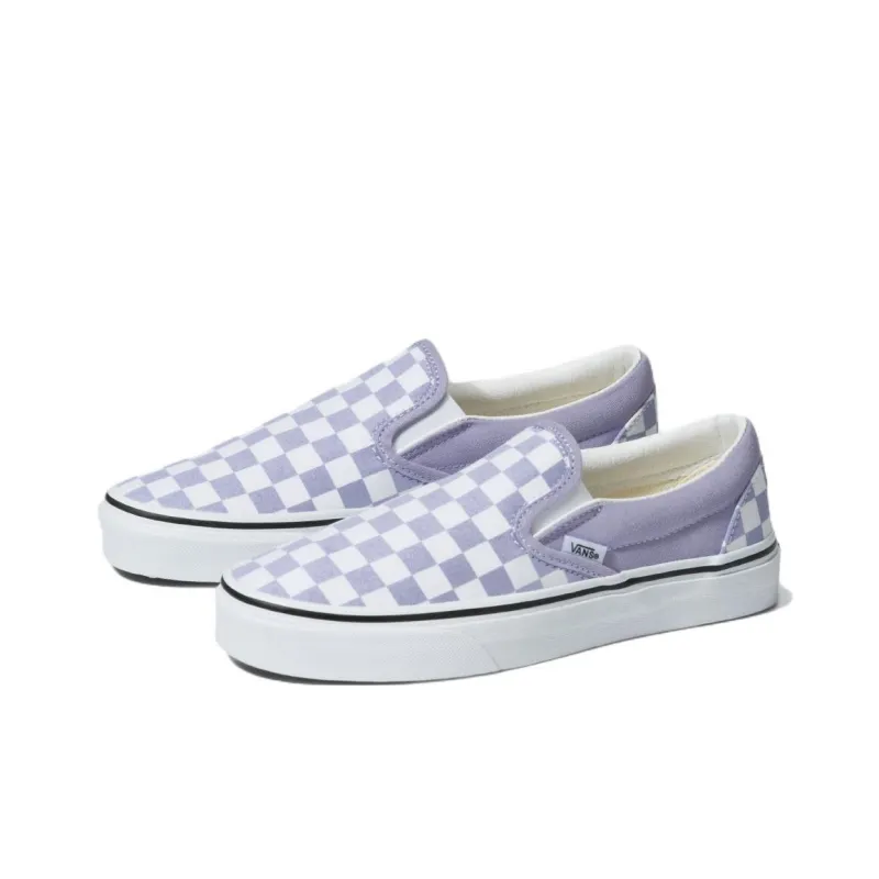 Slip On Classic Vans 'Checkerboard Purple Heather'-2