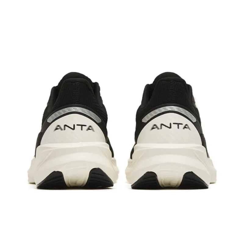 Anta DuCi4 Non slip Lightweight Low Top Running Shoes Women's Black White-3