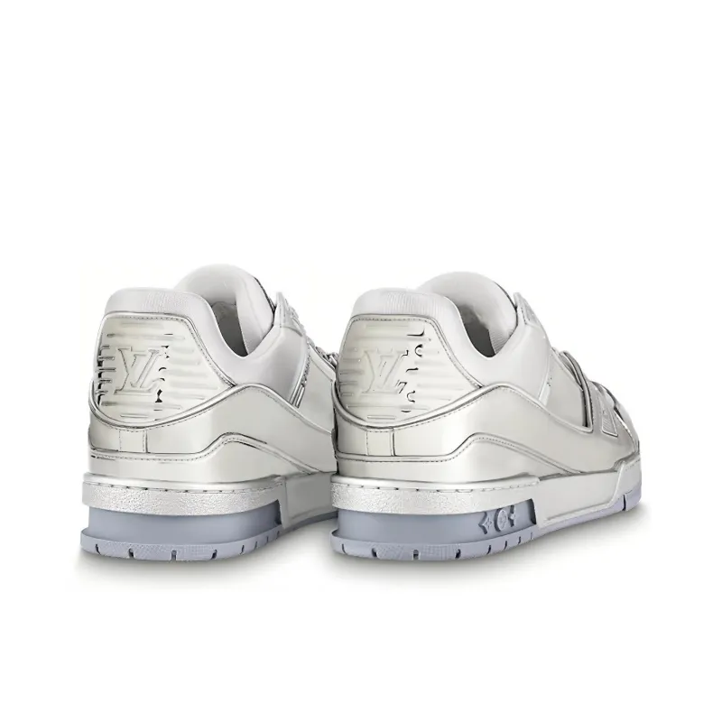LOUIS VUITTON Trainer Sneakers 'Silver'-2