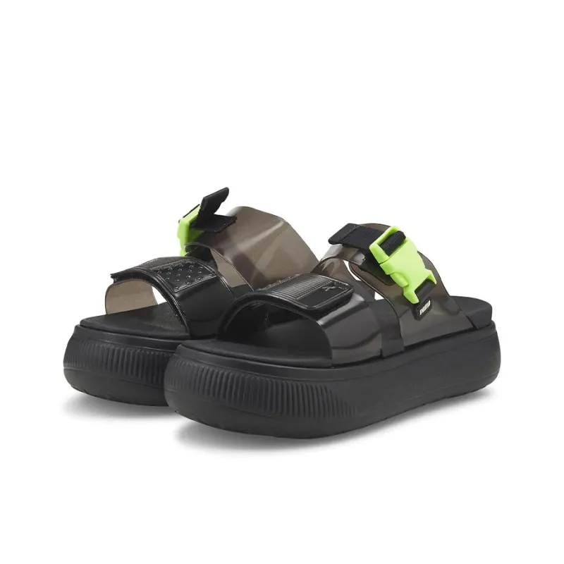 PUMA Suede Mayu Pop Sandal 'Black Fizzy Light' Women's-2