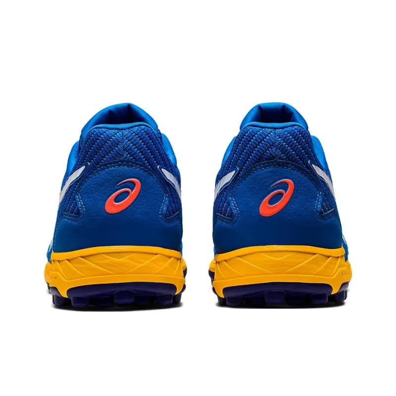 Asics Field Ultimate FF Cushioning Anti-Slip And Wear-Resistant Low-Top Training Shoes Blue White-4
