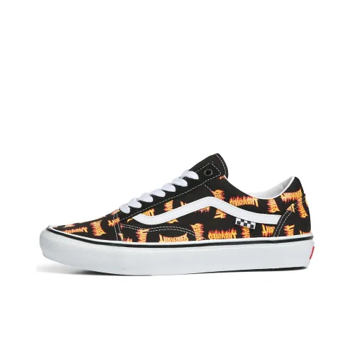 Vans Old Skool Thrasher All Over Flame Logo