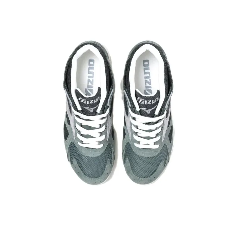 Mizuno RB Line . Sky Medal Wear Resistant Slip Resistant Low Top Sports Casual Shoes Unisex Green Gray-3